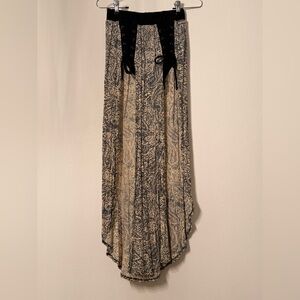 Paisley Lace-Up Two-Piece Set